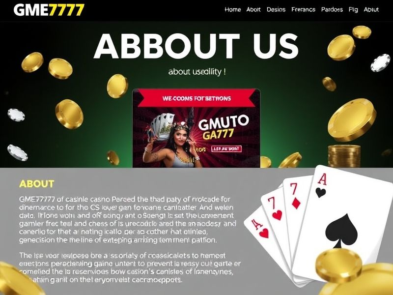 Welcome to gme777.com, your ultimate guide to premium online gambling. Discover trusted casino games, real-money play, exclusive bonuses, and secure gaming platforms for an unparalleled experience.